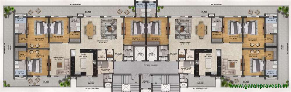 4+1 BHK |3796 Sq.Ft