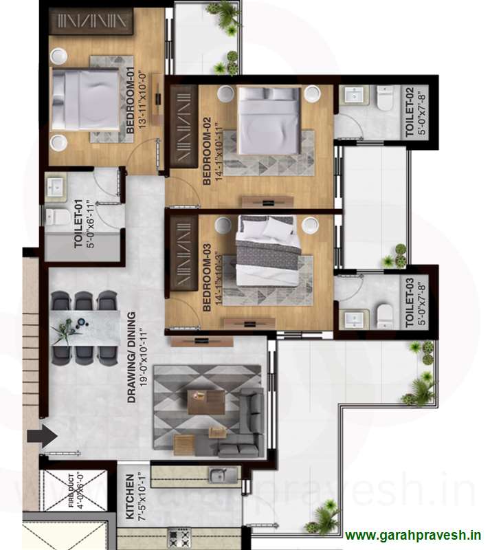 3 BHK